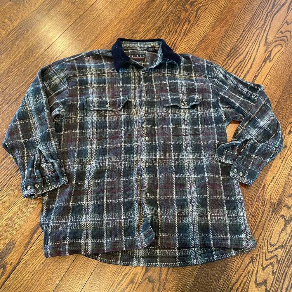 Vintage 90s Tribes Knit Shirt